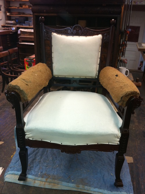 Traditional Upholstery During Horse Hair